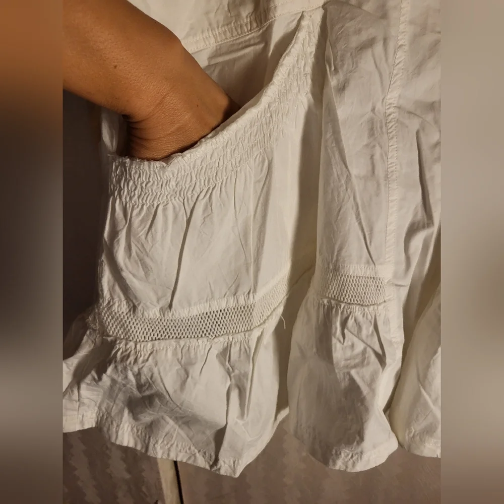 Anthropologie Daily Practice tiered Utility trek Dress